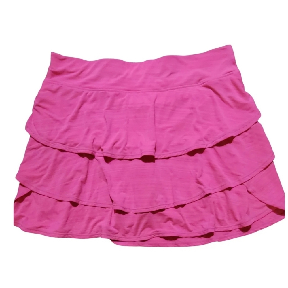 Pink Ideology Ruffled Active Skort